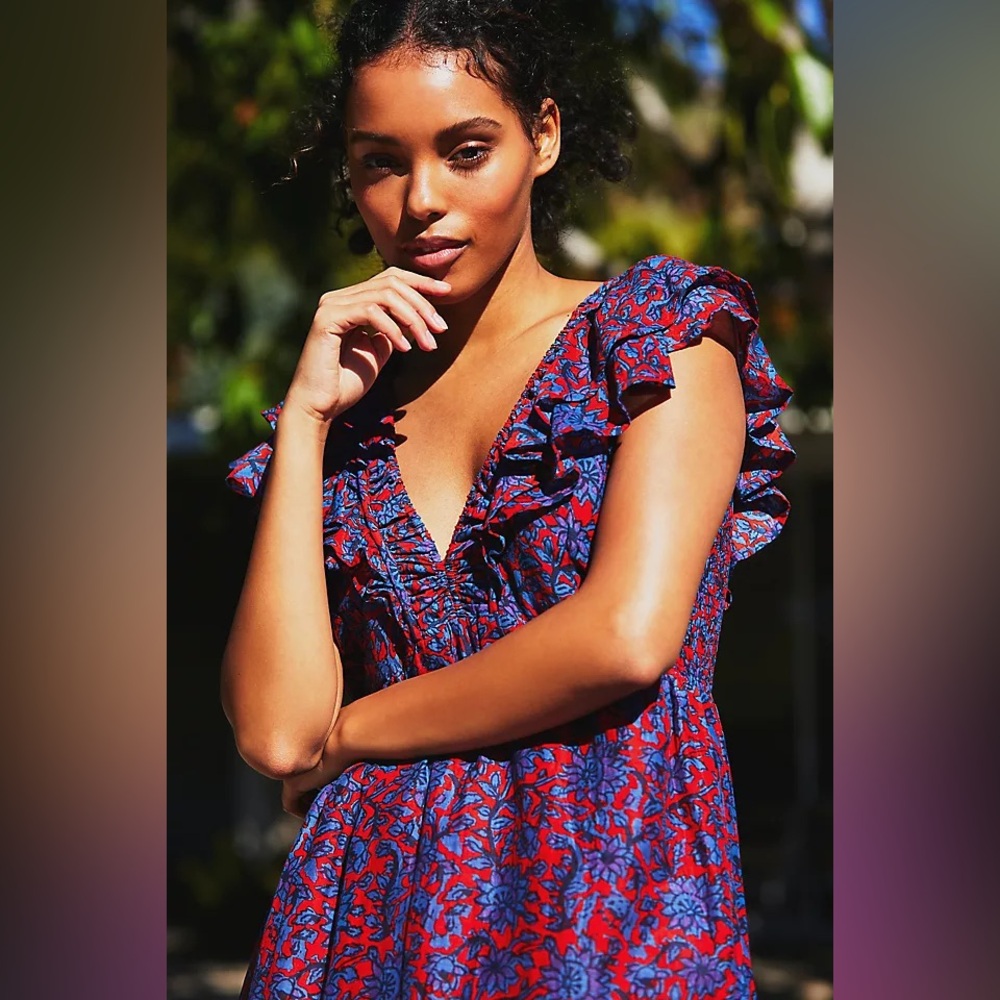 Roller Rabbit Lorien Ondine Floral Ruffle Dress - Picture 3 of 9